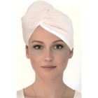 BRAND Serviette Sèche Cheveux - déliktess® - Crème - Microfibre - Ultra-absorbante - Lavable
