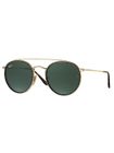 Lunettes de soleil - Ray-Ban - RB3647N-001 - Monture dorée - Verres verts - Style chic