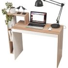 SogesHome Bureau d'ordinateur avec bureau d'étagère