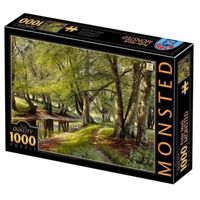 Puzzle 1000 pièces - DToys - Peder Mork Monsted - Paysage et nature - Jour été forêt - Adulte
