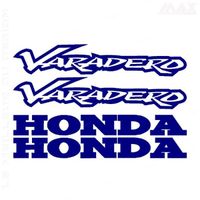 4 stickers VARADERO – BLEU MARINE – sticker HONDA 125 1000 XL V - HON412