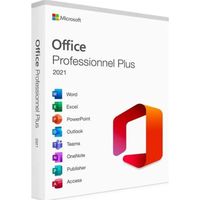 Microsoft Office 2021 Professional Plus - Clé d'activation - 1 PC