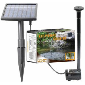 POMPE À EAU CAMPING Pompe à eau solaire pour fontaine, bassin ou jardin... avec câble de 5m
