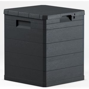 Eda Plastique Coffre De Rangement Dessous De Lit 50 L Avec