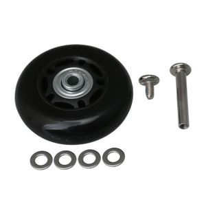 1 paire de roulettes de rechange pour valise 50 x 18 mm Alisa Alissa