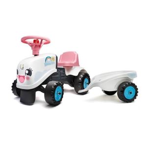 VEHICULE PORTEUR Porteur Tracteur Rainbow Farm avec remorque - FALK