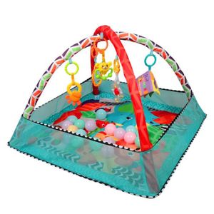 TAPIS ÉVEIL - AIRE BÉBÉ Tapis d'Éveil Bébé - HUOLE - Avec Ballon - Evolutif - Couverture douce et jouets détachables