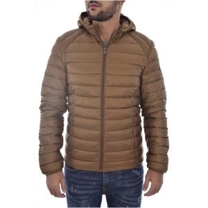 Doudoune courte marron homme clearance