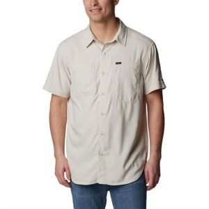 Chemise Columbia Homme - Manches Longues Rouge/gris Chiné - Taille L - Occasion