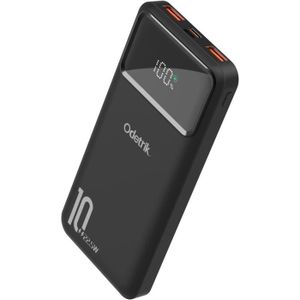 BATTERIE EXTERNE Odetrik Batterie Externe 10000 mAh 22,5 W (Type-C Sortie) PD Charge Rapide Power Bank QC 3.0 Compatible avec Smartphone et Tablette
