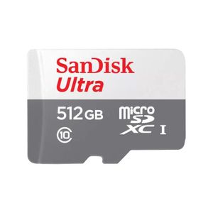 CARTE MÉMOIRE Carte Micro SD SanDisk SDSQUNR 512 GB