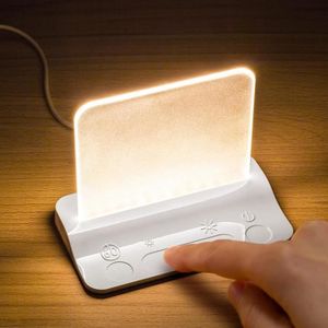 VEILLEUSE BÉBÉ Lampe de nuit LED Integral variation d'intensité tactile, lampe effleurement pour chambre à coucher, veilleuse pour bébé, tout-p74