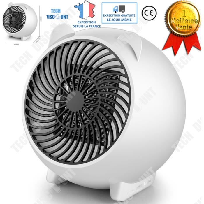 Mini chauffage et ventilateur électrique portable de 1200W – BonDeal Canada  – Les bons deals au bas prix