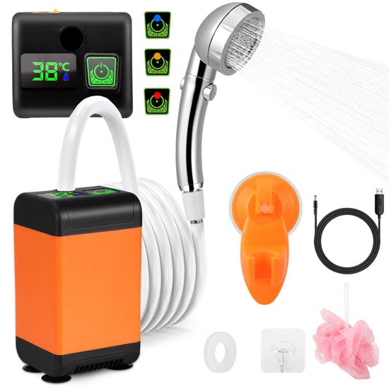 TTLIFE Kit Douche de Camping 7800mAh, Pompe de Douche Électrique
