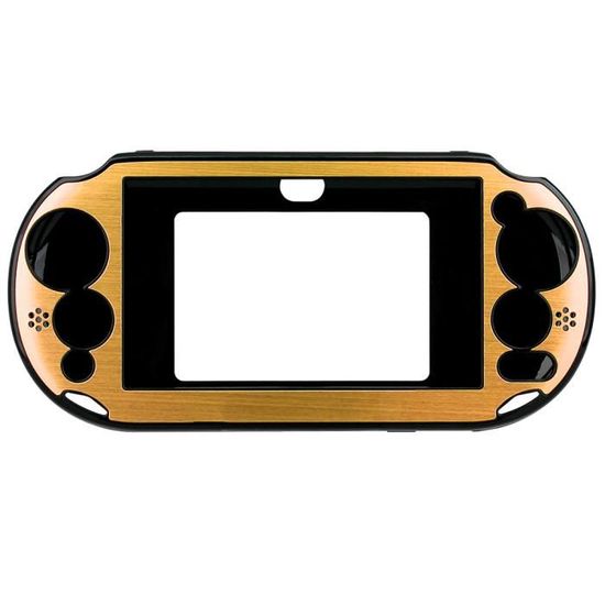 Coque Rigide Noire Avec Mousqueton Pour PlayStation Vita PSV 2000 - Neuf