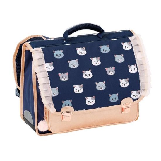 Viquel Cartable primaire 2 compartiments licorne CATS Bleu Enfant Fille