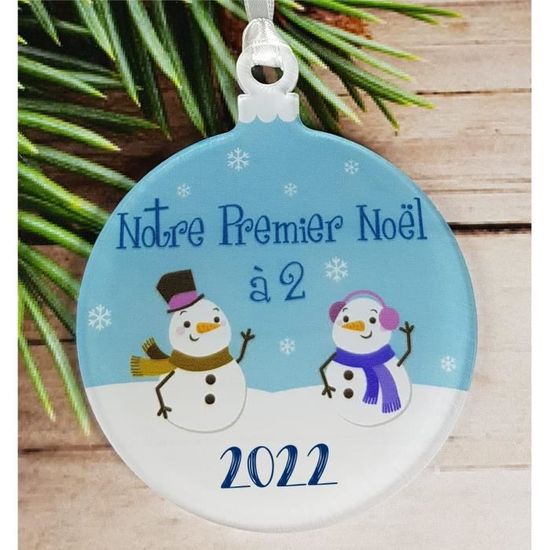 DPKOW 2025 Notre Premier Noël Boule Cadeau Pour Couple Jeune