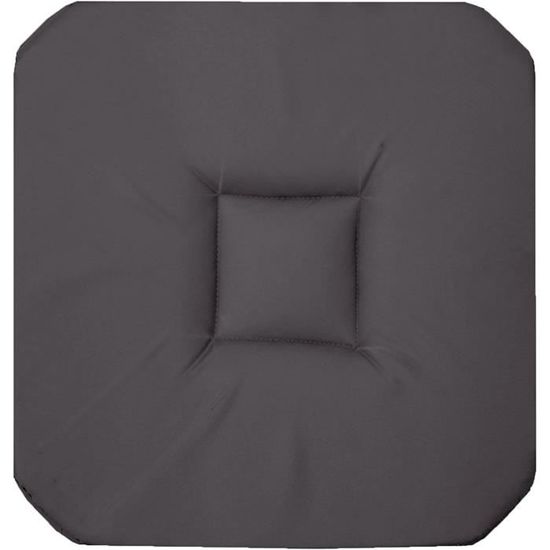 Galette De Siège Panama 36x36cm - Coton Naturel - Pour Chaises - Épaisseur 3.5cm