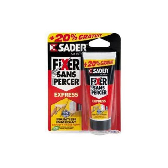 Mastic Tube Sader Fixer Sans Percer Ultra Resistant Bois