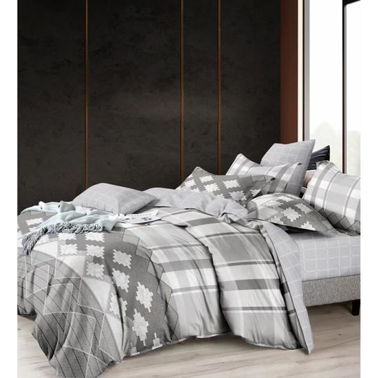 Couette Chaude 600 GSM - 220x240 Cm - Microfibre Douce Peau De Pêche - Ultra Moelleuse - 4