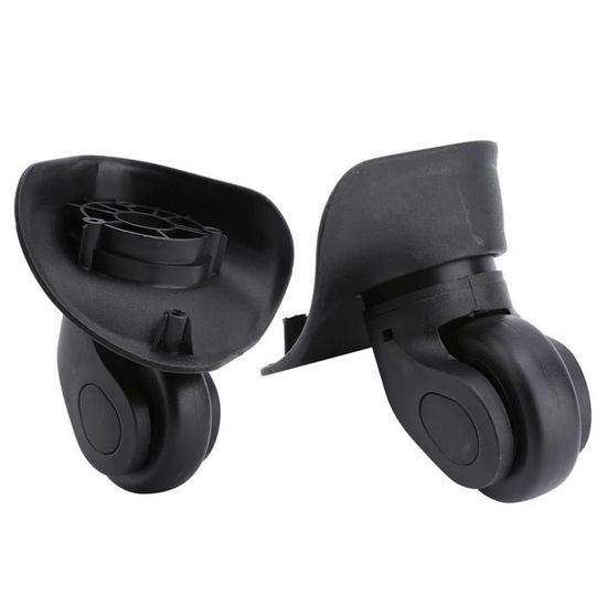 Roulettes De Remplacement Pour Valise - Paire De Roues Pivotantes Muettes - Compatible Samsonite, Travelpro - Vis Incluses