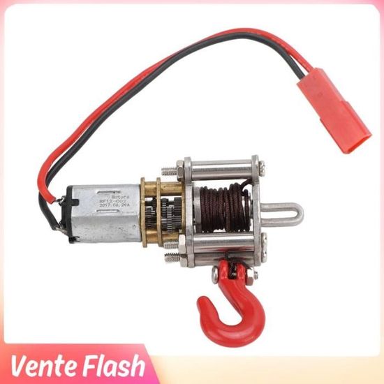 Treuil Métallique Pour Voiture RC - Télécommande 4 Canaux - Compatible TRX4, SCX10, D90 1/10