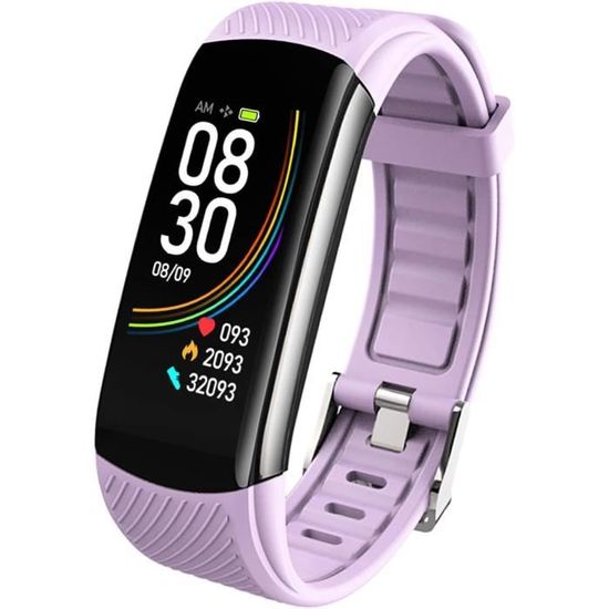 Bracelet Connecté Fitness Tracker - Compteur De Pas, Suivi Sommeil, Moniteur Cardiaque, étanche 10m, Rose