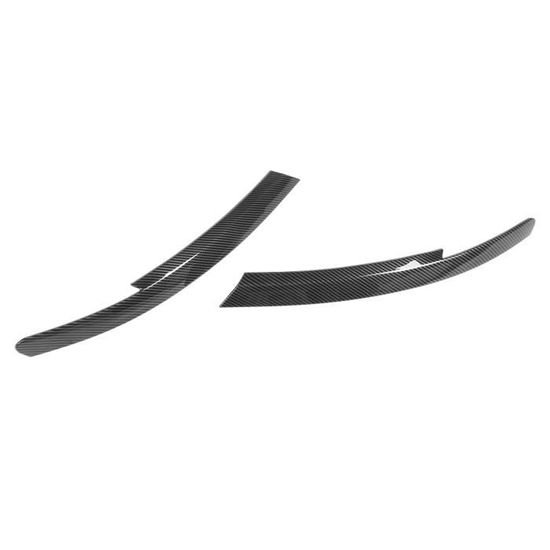 2 Pièces Sourcils Phares Noirs Brillants - Garniture Paupière Phare Gauche + Droite BMW Série 1 F20 F21 Facelift 2015-2019