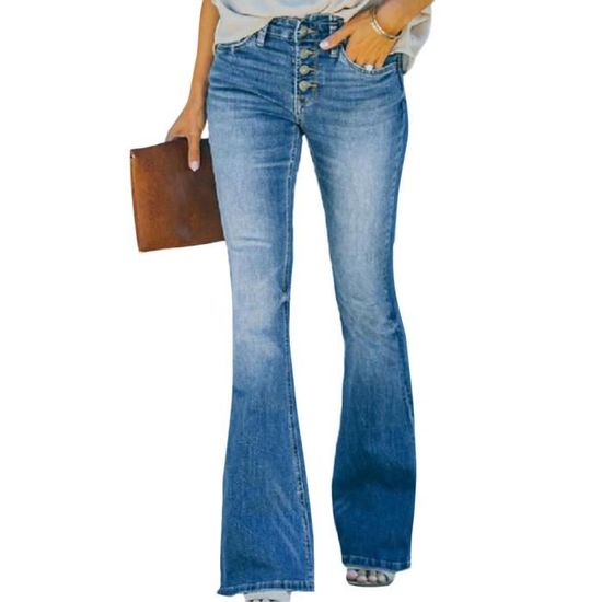 Jean Femme Xhilaration Bootcut Délavé Moyen – Taille 11, Coupe Décontractée, 30x30