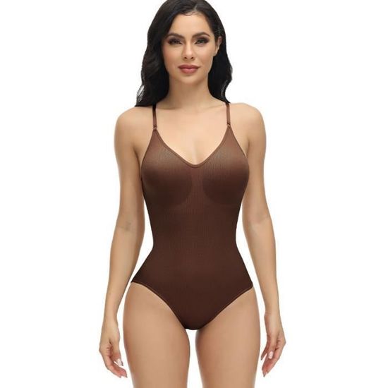 Body Sculptant Invisible Ventre Plat Body Gainant 2XK-NOV Femme - Ventre Plat - Imprimé - 85% Polyamide 15% élasthanne Shapewear Ventre Plat Postpartum Body Invisible 2XK-NOV