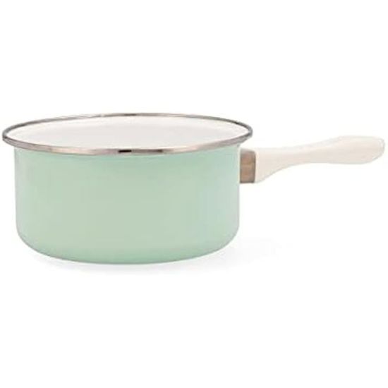 Casserole À Moules, 18 Cm, Acier Émaillé, Compatible Avec L'Induction