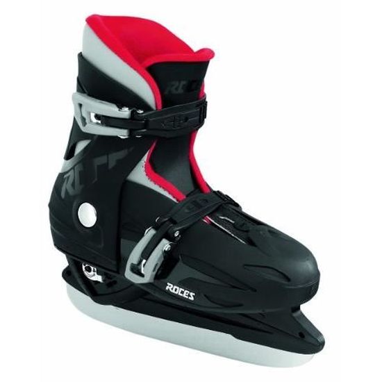 Patins à Glace Réglables Roces MCK II F – Botte Nylon, Lame Acier Carbone, Chausson Amovible, Boucles Mémoire
