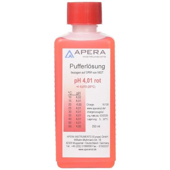 Kit Solution Étalonnage PH 4.00 7.00 10.01 - Tampons Calibration Testeur PH Laboratoire