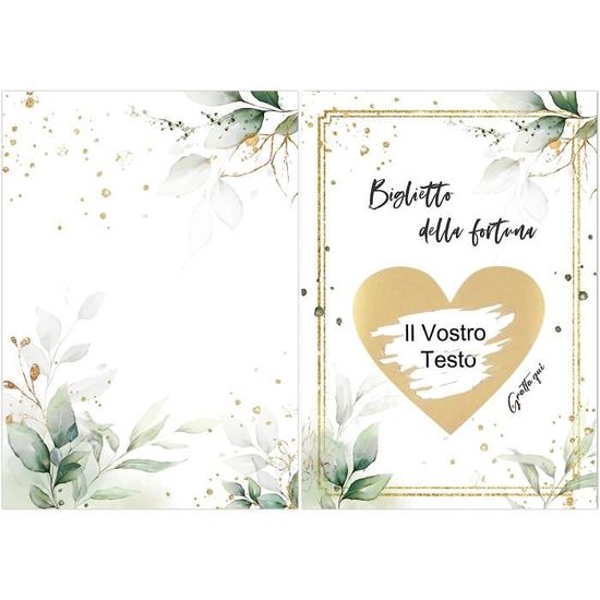 Cartolina con frase sull'amore - Biglietti da stampare
