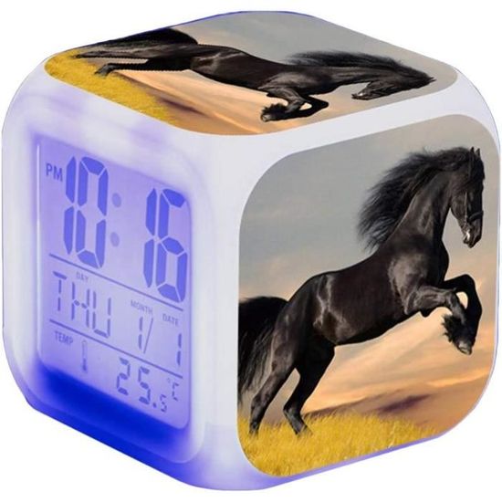 Horloge led cheval main image 1