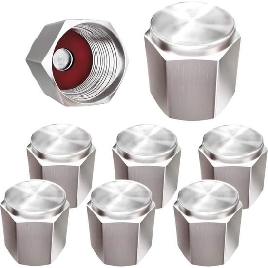 25 BOUCHONS DE Tige De Valve De Pneu De Voiture Avec Anneau En