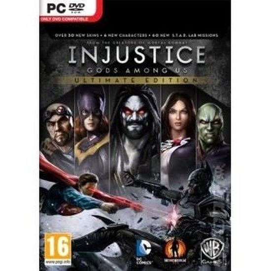 Injustice Gods Among Us Ultimate Edition Pc Dvd Uk Import Achat Vente Jeu Pc Injustice Gods Among Us Ul Cdiscount