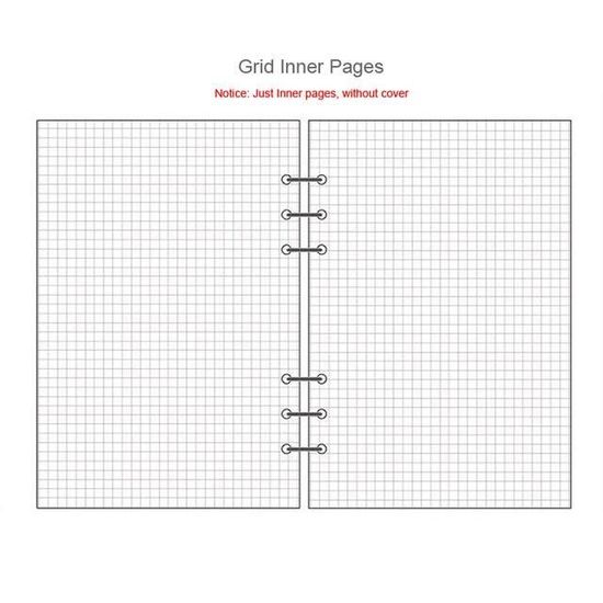 Papier Recharge A5 Style Coréen - Lot De 2 Paquets 90 Feuilles - Pour Planificateur, Carnet à Anneaux, Journal Bullet - Motifs Colorés