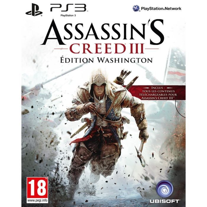 Ubisoft Assassin'S Creed 3 Ed. Washington / Jeu PS3