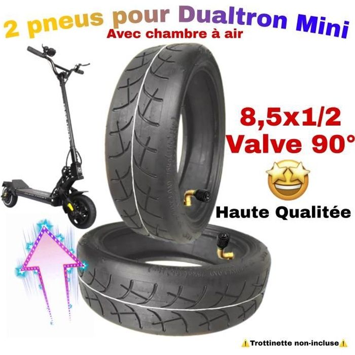 Pneus Dualtron Mini 8,5 pouces pour trottinette électrique [HAUTE QUALITEE MARQUE CST V3.0] = [2 Pneus + 2 Chambres à air]