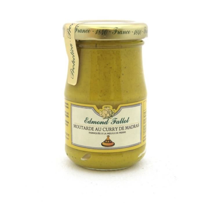 Moutarde de Dijon au curry de Madras