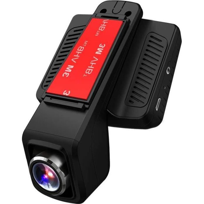 TOGUARD Caméra de Voiture GPS WiFi Grand Angle de 170° Caméra Embarquée Full HD 1080P, Dashcam Voiture avec Objectif Réglable 5