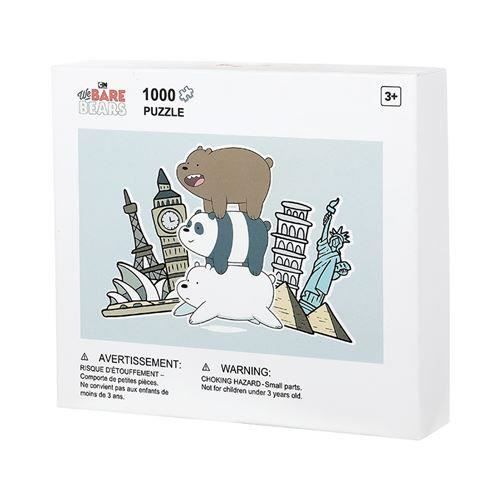 Puzzle 1000 pièces Miniso Lieux d intérêt We Bare Bears Multicolore