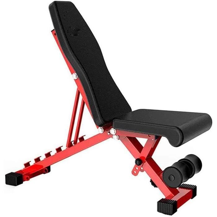 Banc de musculation reglable, banc de musculation pour entrainement complet du corps - Multifonction, pliable, inclinaison, pour,34
