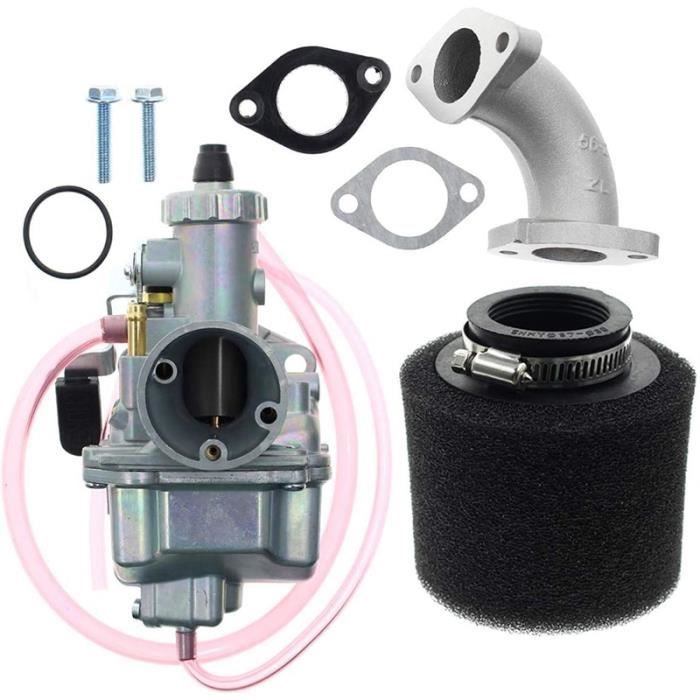 Réservoir D'essence,Carburateur VM22 26M avec filtre à Air pour 110Cc 125Cc 140Cc Lifan YX Zongshen Pit Dirt Bike - Type Silver