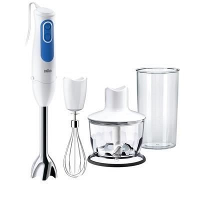 BRAUN MQ3035WH Mixeur plongeant avec hachoir Sauce - Blanc et Bleu