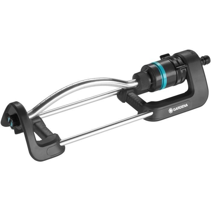 Arroseur oscillant GARDENA EcoLine - Jusqu’à 220 m² - Matériaux recyclés - Haute qualité résistant UV et gel (18920-20)