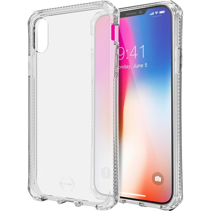 Coque semi-rigide Itskins Spectrum translucide pour iPhone XR