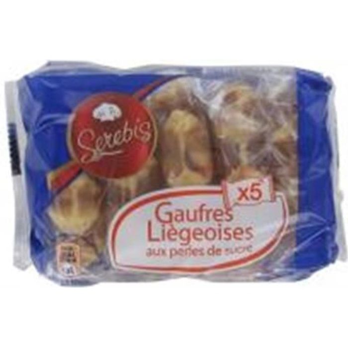 Biscuits gaufres liégeoises x5 - 275g