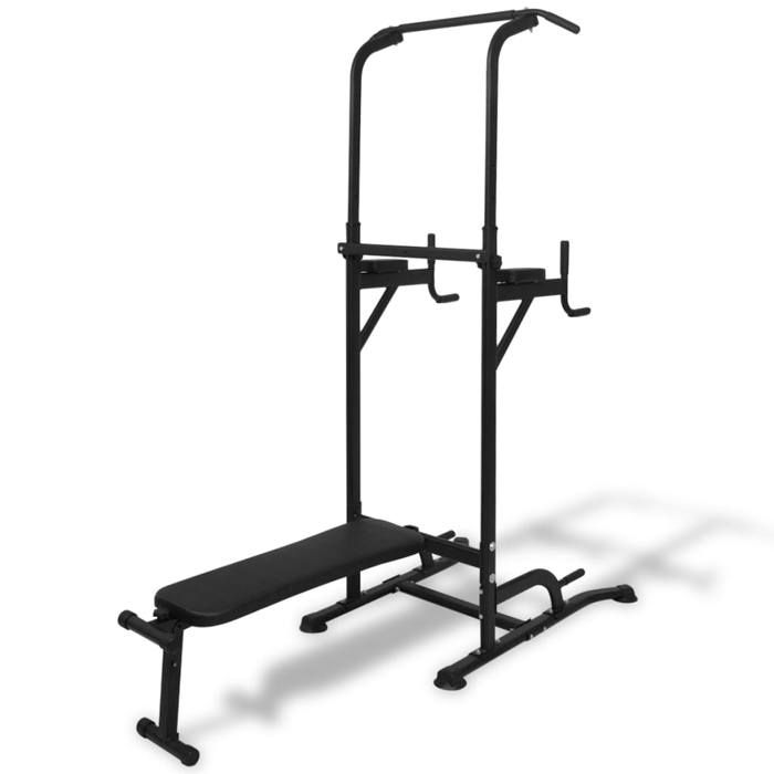 vidaXL Tour de musculation avec banc d'assise
